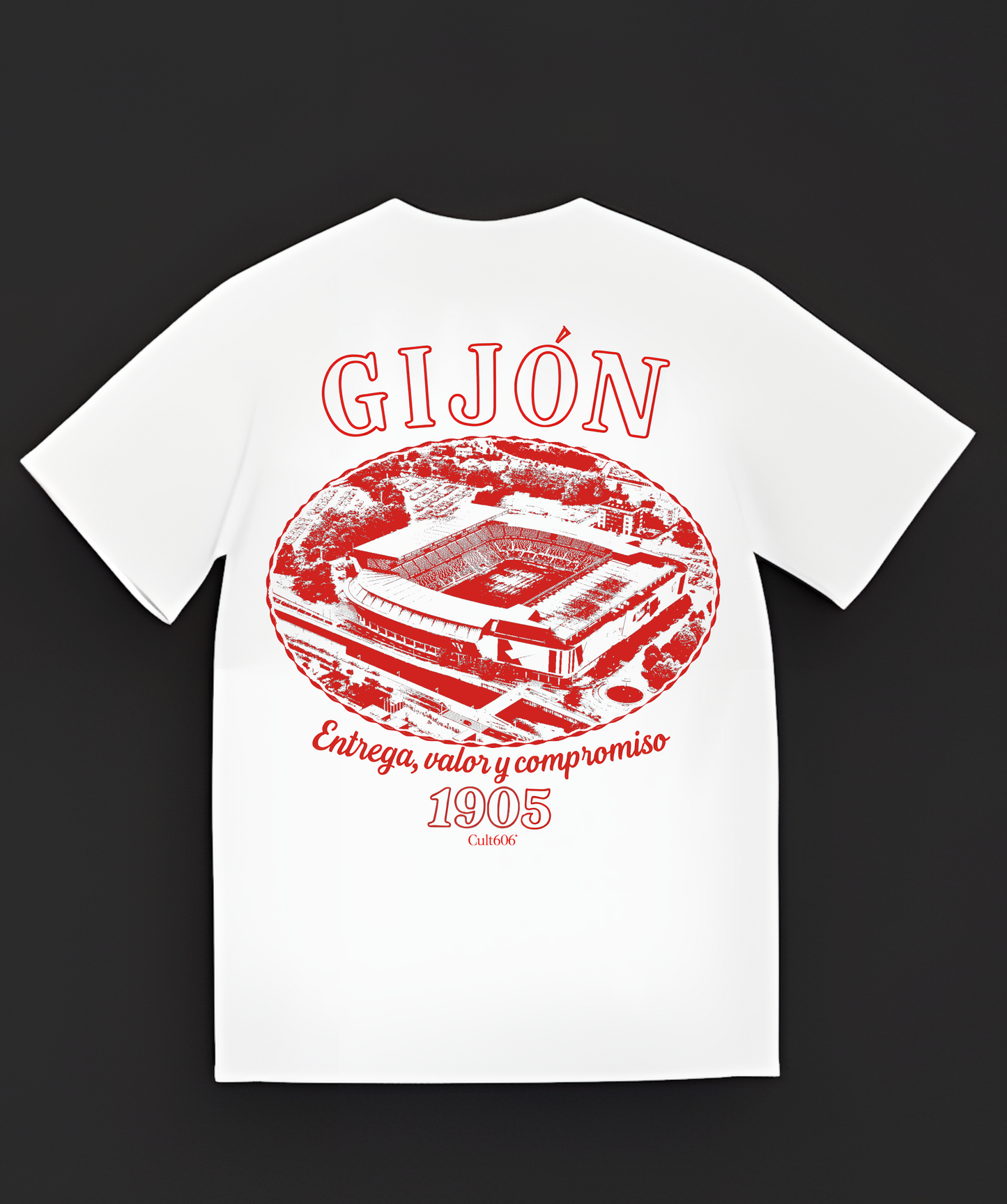 El Molinón "Entrega, valor y compromiso" | Sporting Gijón Camiseta