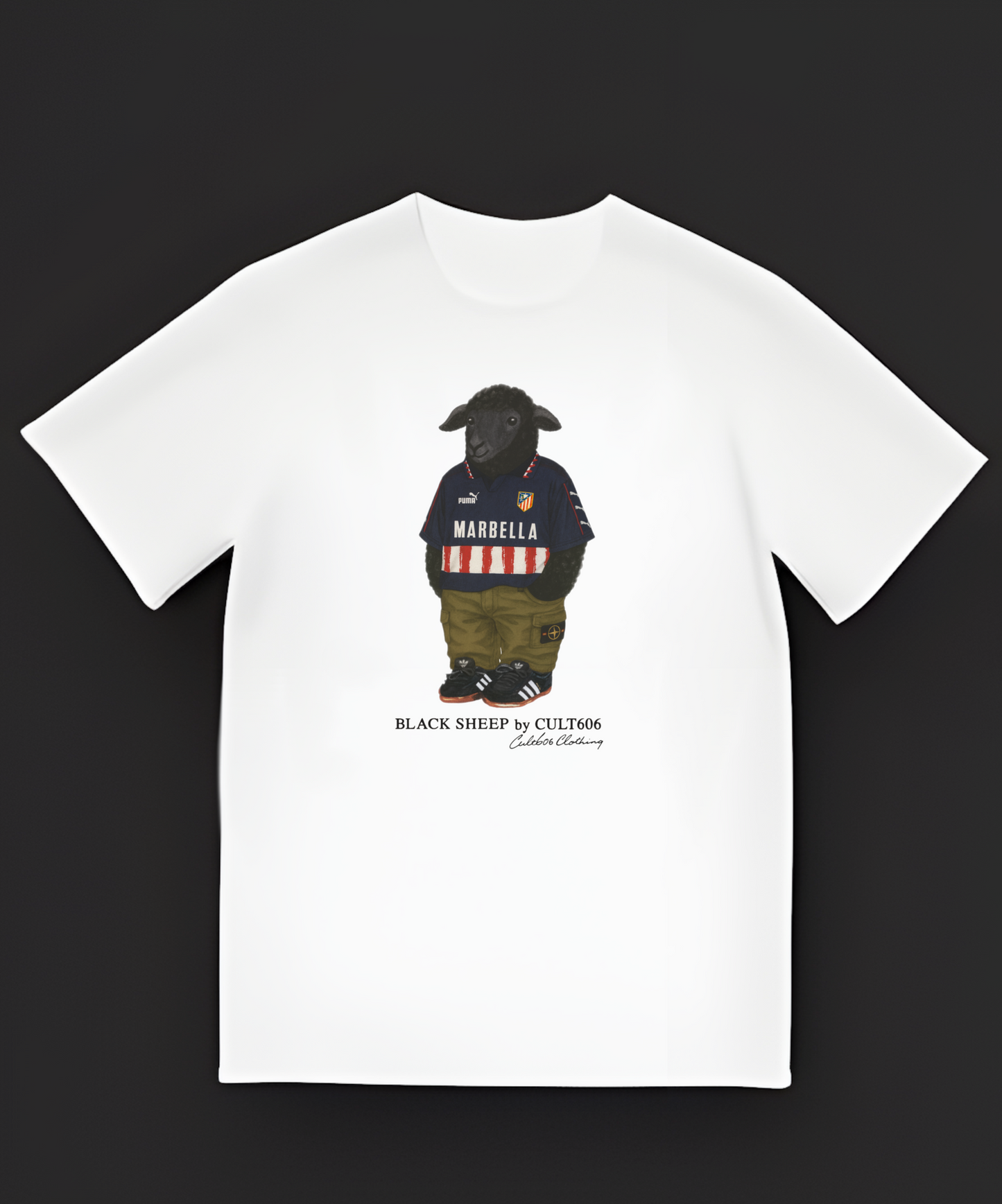 Black Sheep "Atlético de Madrid 97/98" | Camiseta Cult606