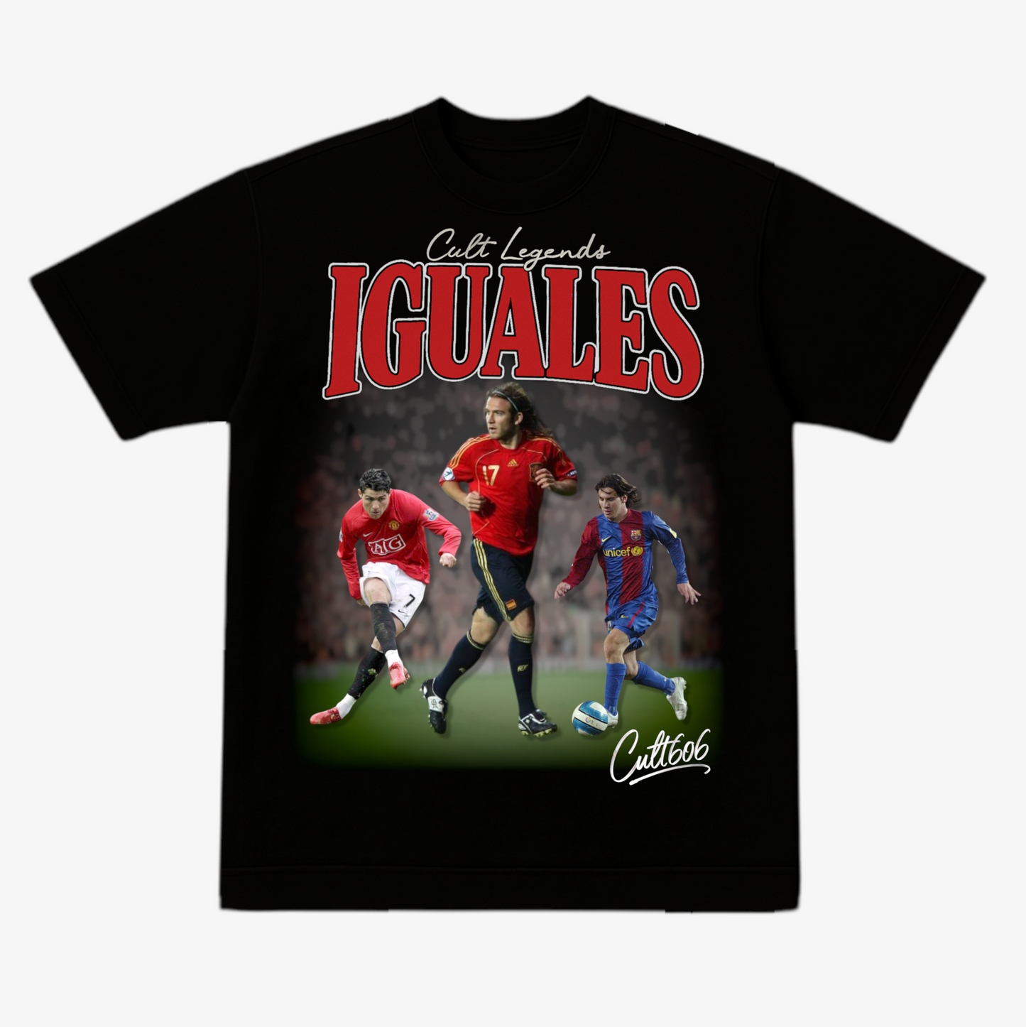 Diego Capel x Messi x CR7 "Iguales" | Cult Legend Camiseta