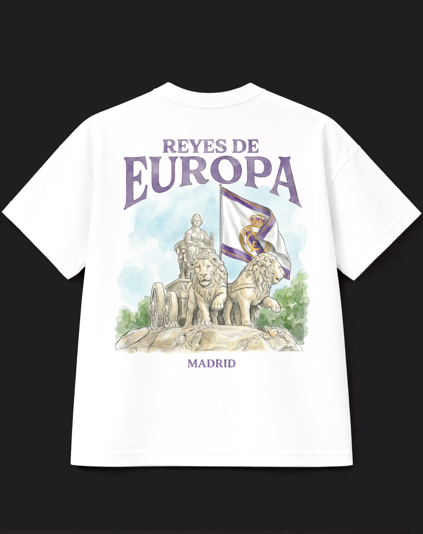 Camiseta Cibeles REYES DE EUROPA | Madrid x Cult606