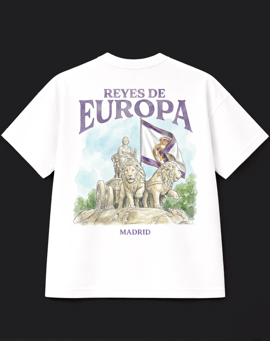 Camiseta Cibeles REYES DE EUROPA | Madrid x Cult606