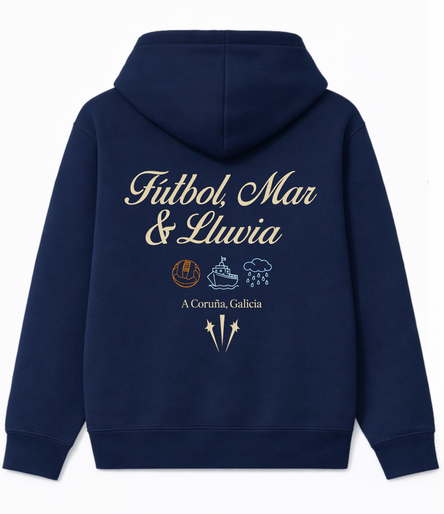 Sudadera Depor FÚTBOL, MAR Y LLUVIA | RCD x Cult606