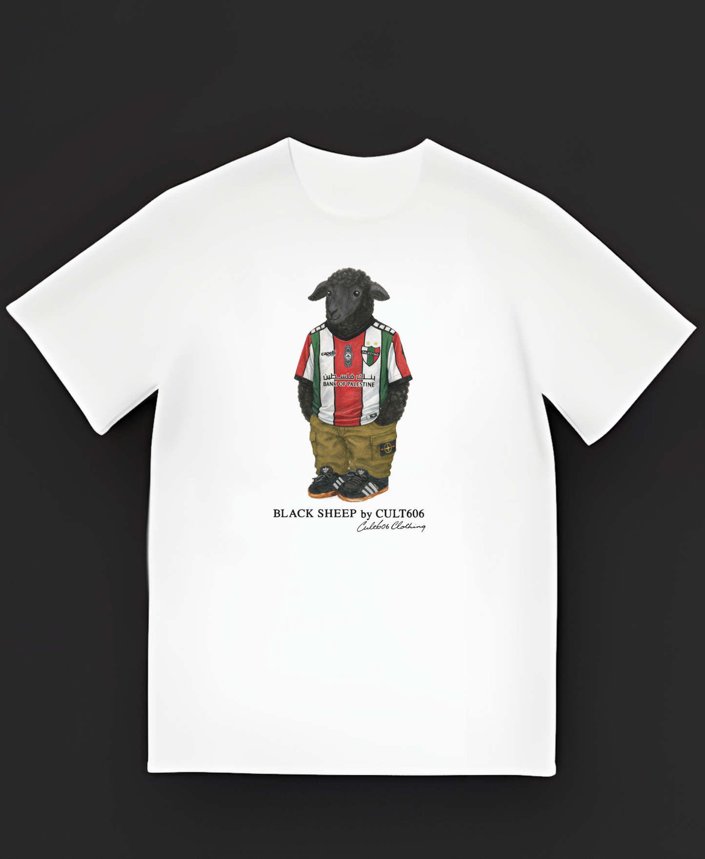 Black Sheep "Palestino" | Camiseta Cult606
