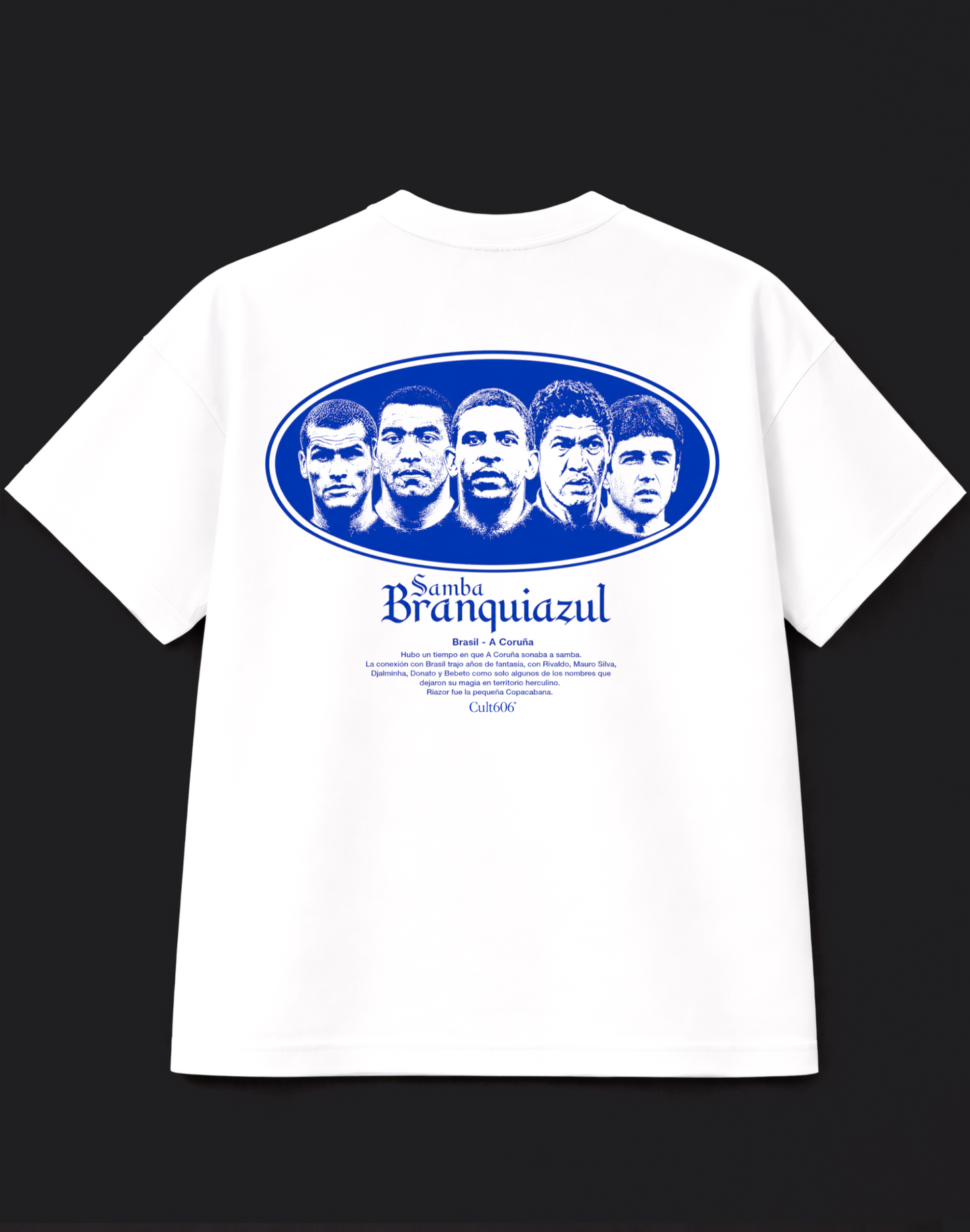 Camiseta SAMBA BRANQUIAZUL | RCD x Cult606