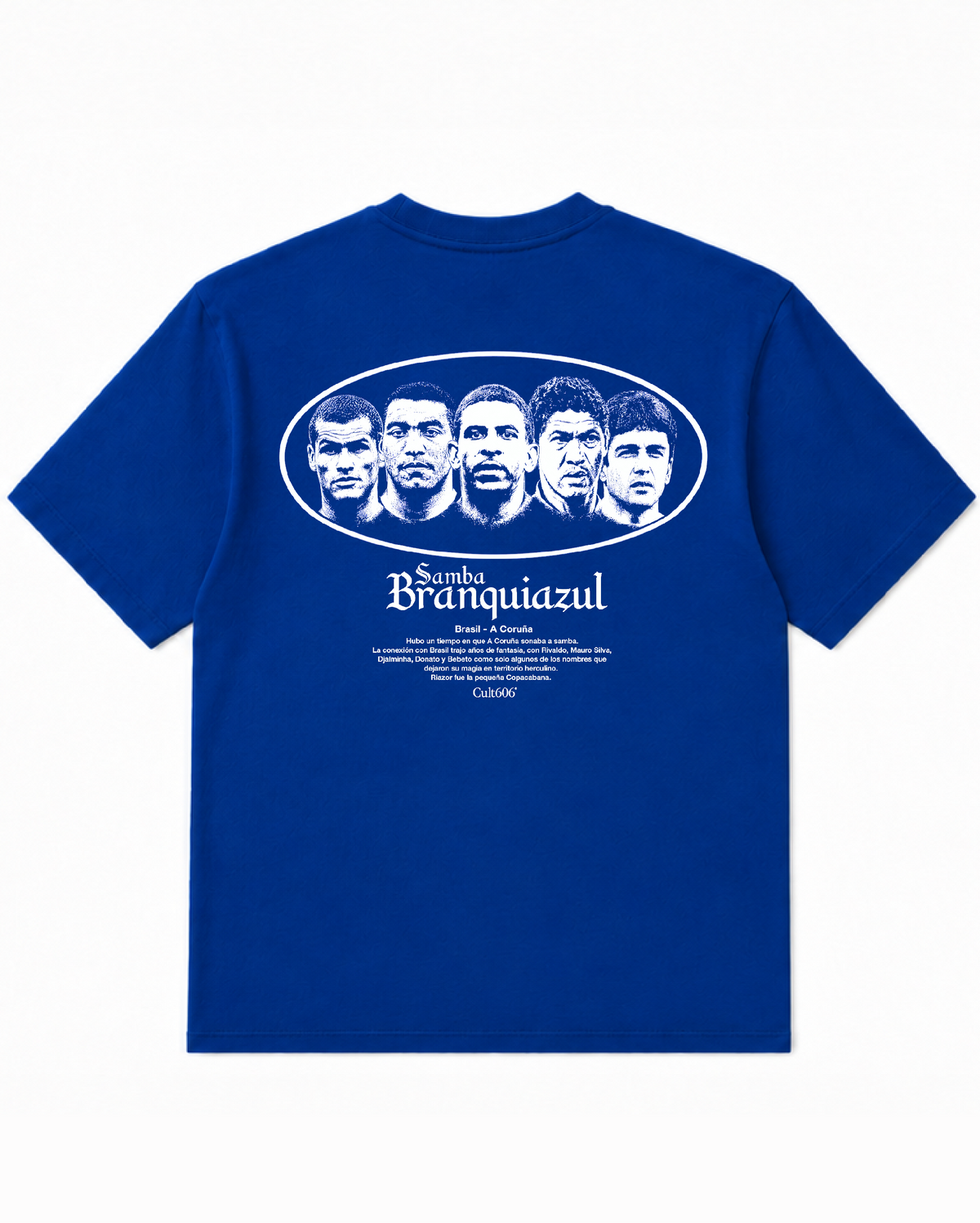 Camiseta SAMBA BRANQUIAZUL | RCD x Cult606