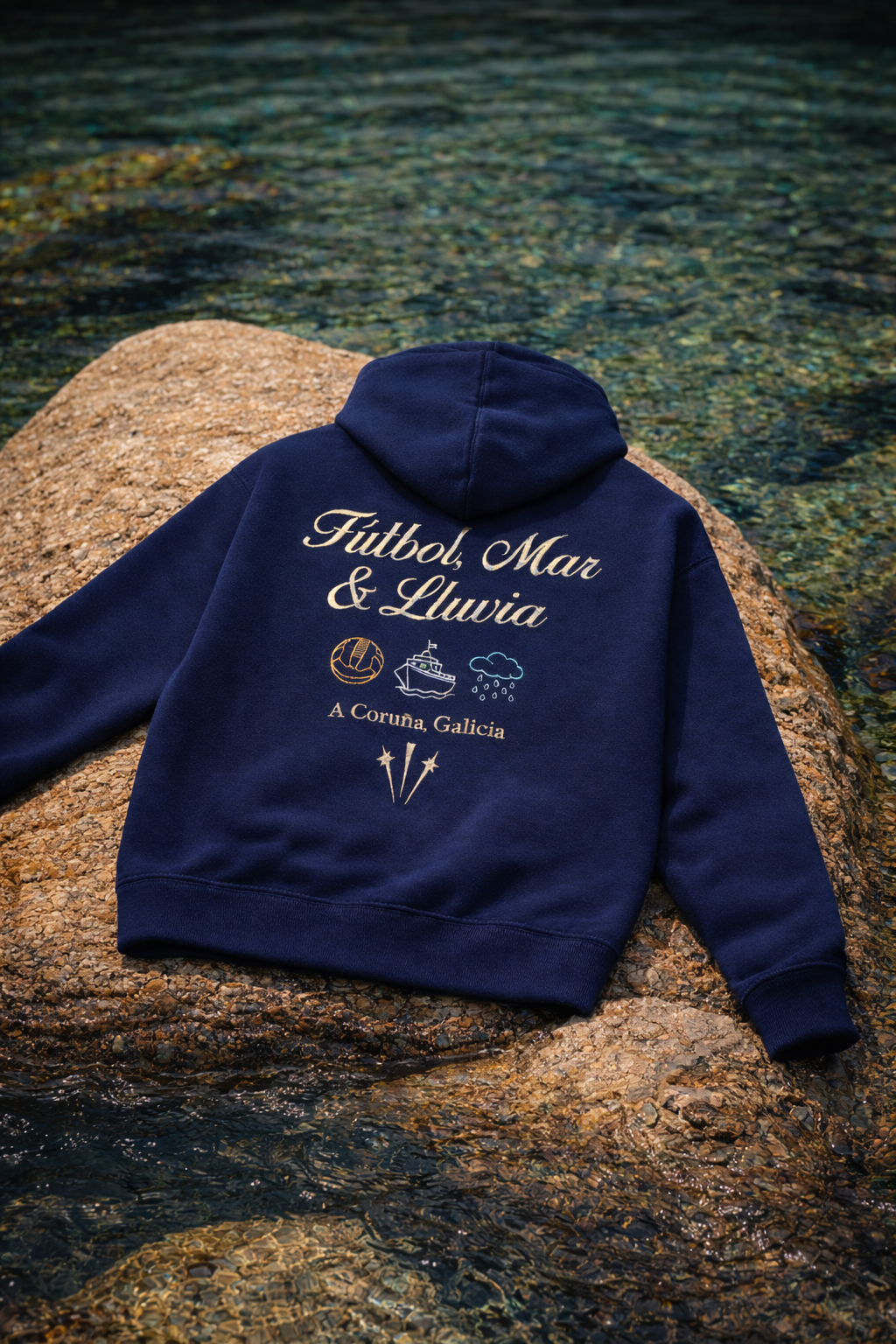 Sudadera Depor FÚTBOL, MAR Y LLUVIA | RCD x Cult606