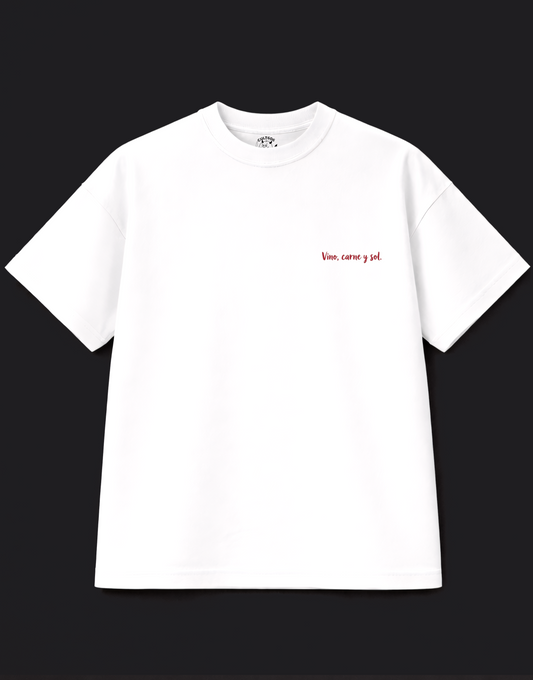Camiseta Atleti VINO, CARNE Y SOL | Cult606